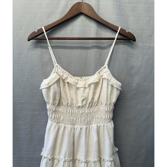 Altar'd State Mini Dress Women Size M Tiered Ruffle Smocked Feminine Western NWT - Picture 3 of 9